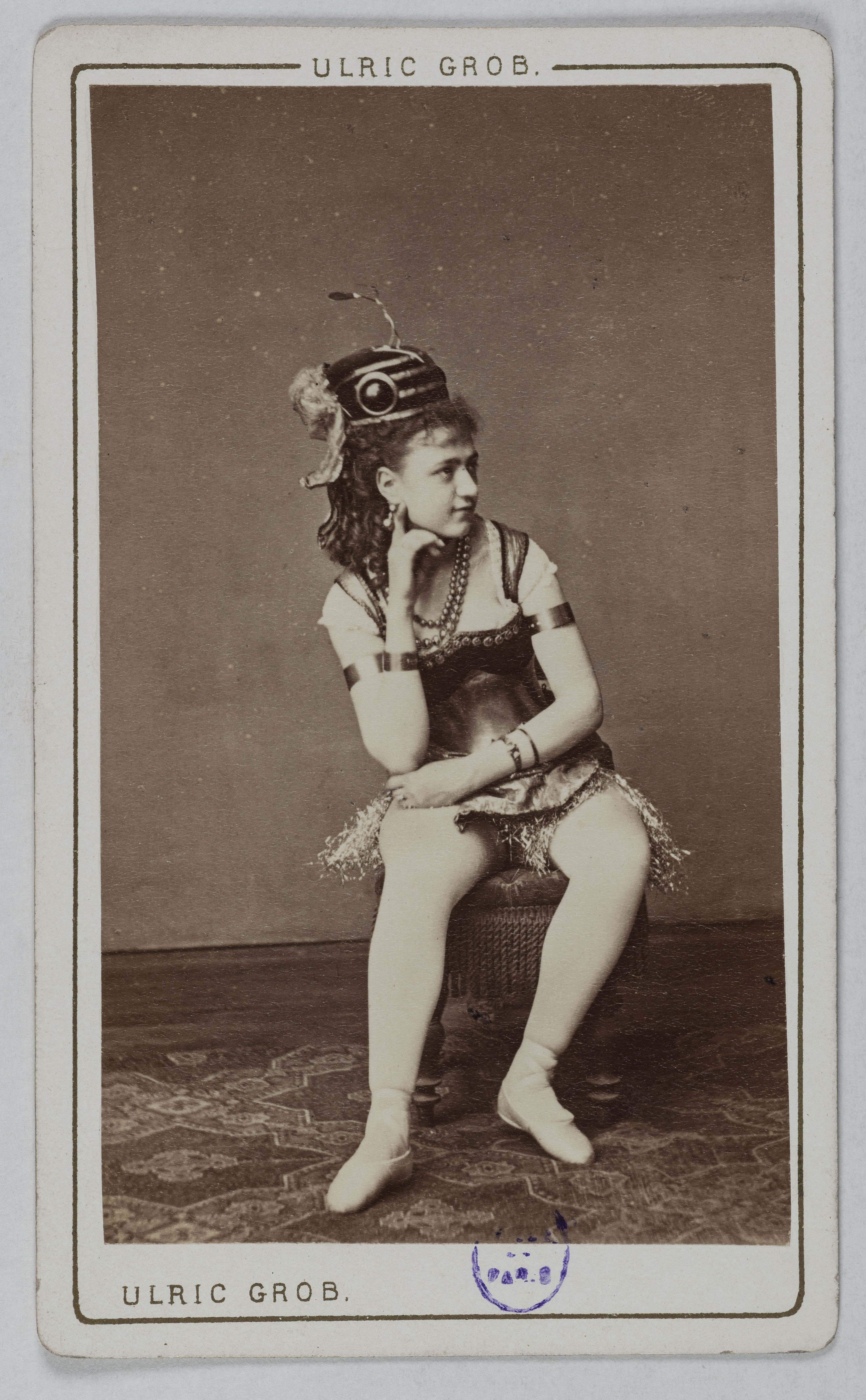Ulric Grob, Portrait de Fouchard (actrice au théâtre de la Gaîté)