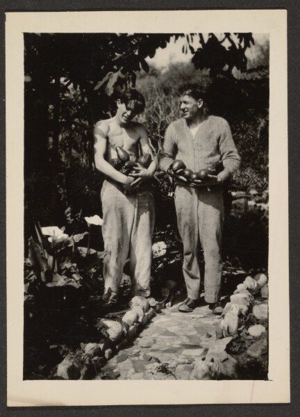 Louis Fleckenstein, [Florence's Husband and Son with Many Avocados]