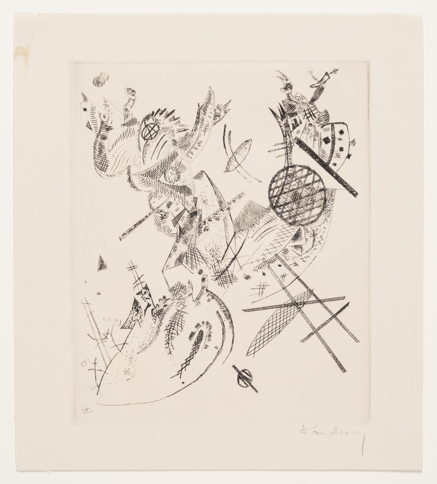 Wassily Kandinsky, Planche XII fra mappen Kleine Welten
