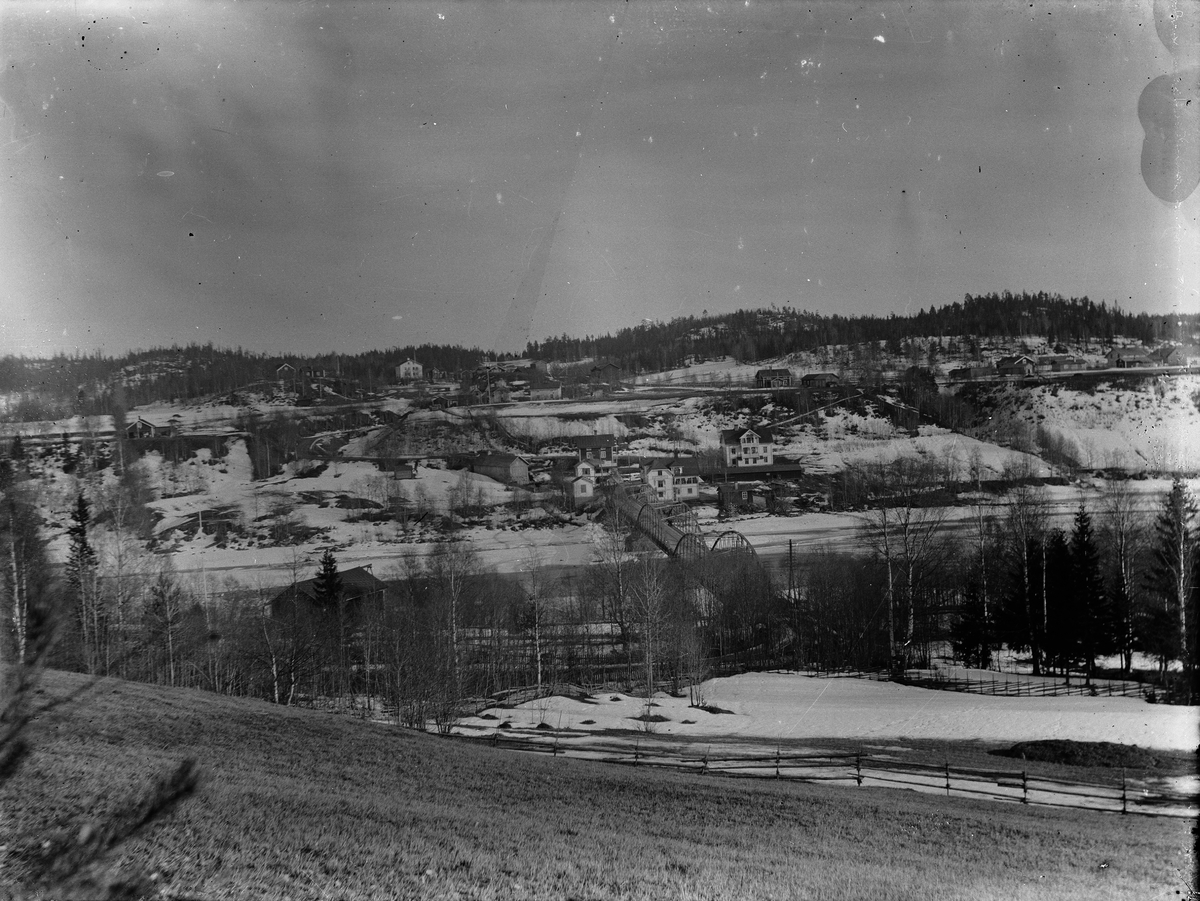Josef Ärnström, Vy över Bergebron, Bergeforsen, Timrå socken, Medelpad