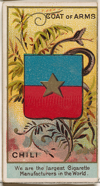 W. Duke, Sons & Co., J. M. Balmaceda, President of Chili, from the Rulers, Flags, and Coats of Arms series (N126-2) issued by W. Duke, Sons & Co.