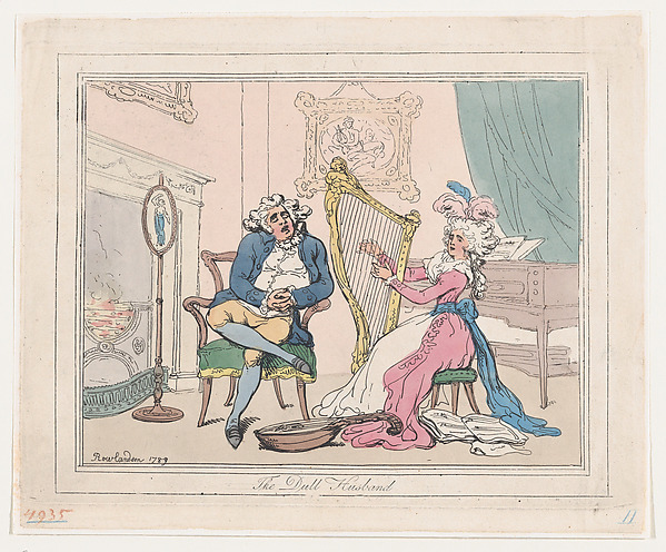 Thomas Rowlandson, The Dull Husband