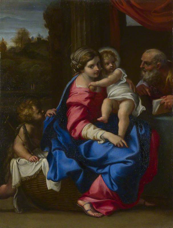Annibale Carracci, The Holy Family with the Infant Saint John the Baptist
