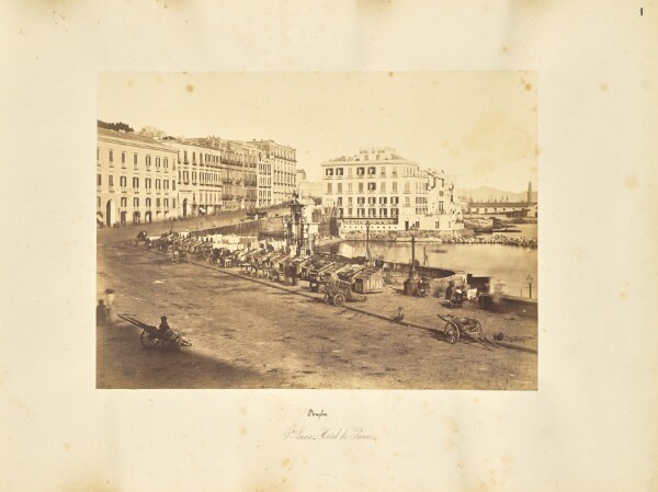 Giorgio Sommer, Naples. Ste Lucie - Hotel de Rome