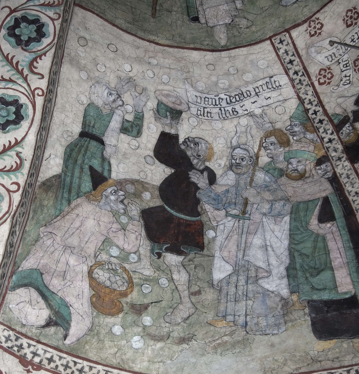 Bengt Backlund, Lime painting in Täby Church, Uppland 2009
