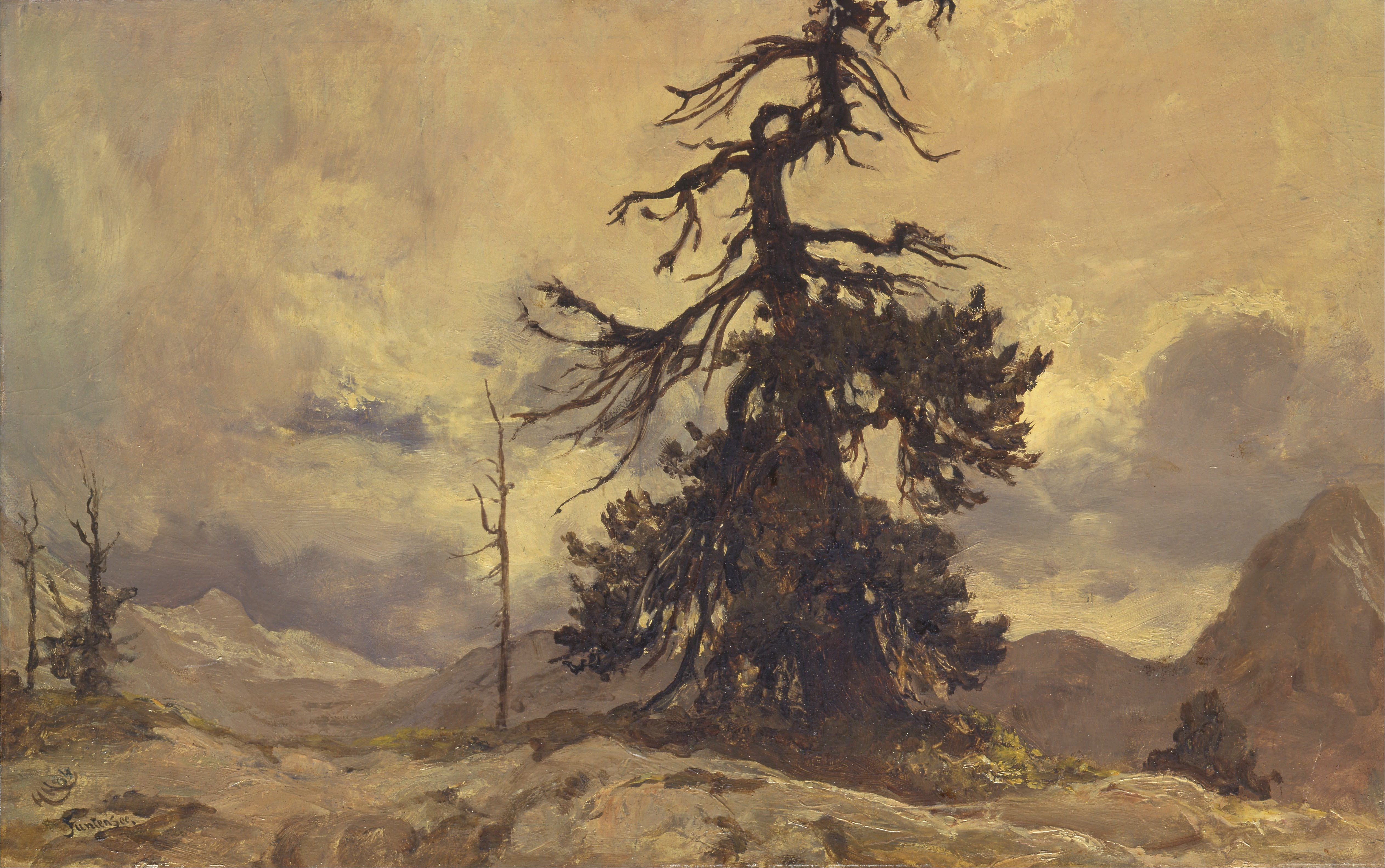 Hubert von Herkomer, The Dying Monarch, Funtensee