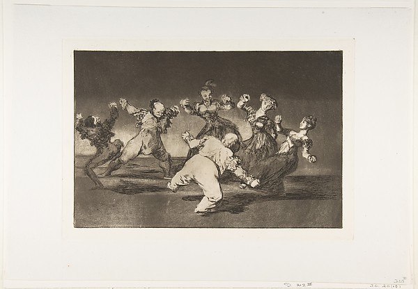 Goya (Francisco de Goya y Lucientes), 'Merry Folly' from the 'Disparates' (Follies / Irrationalities)
