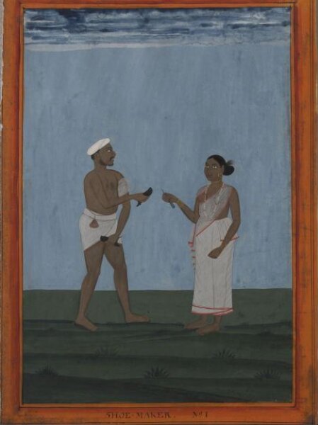 Unknown, A shoemaker and his wife
