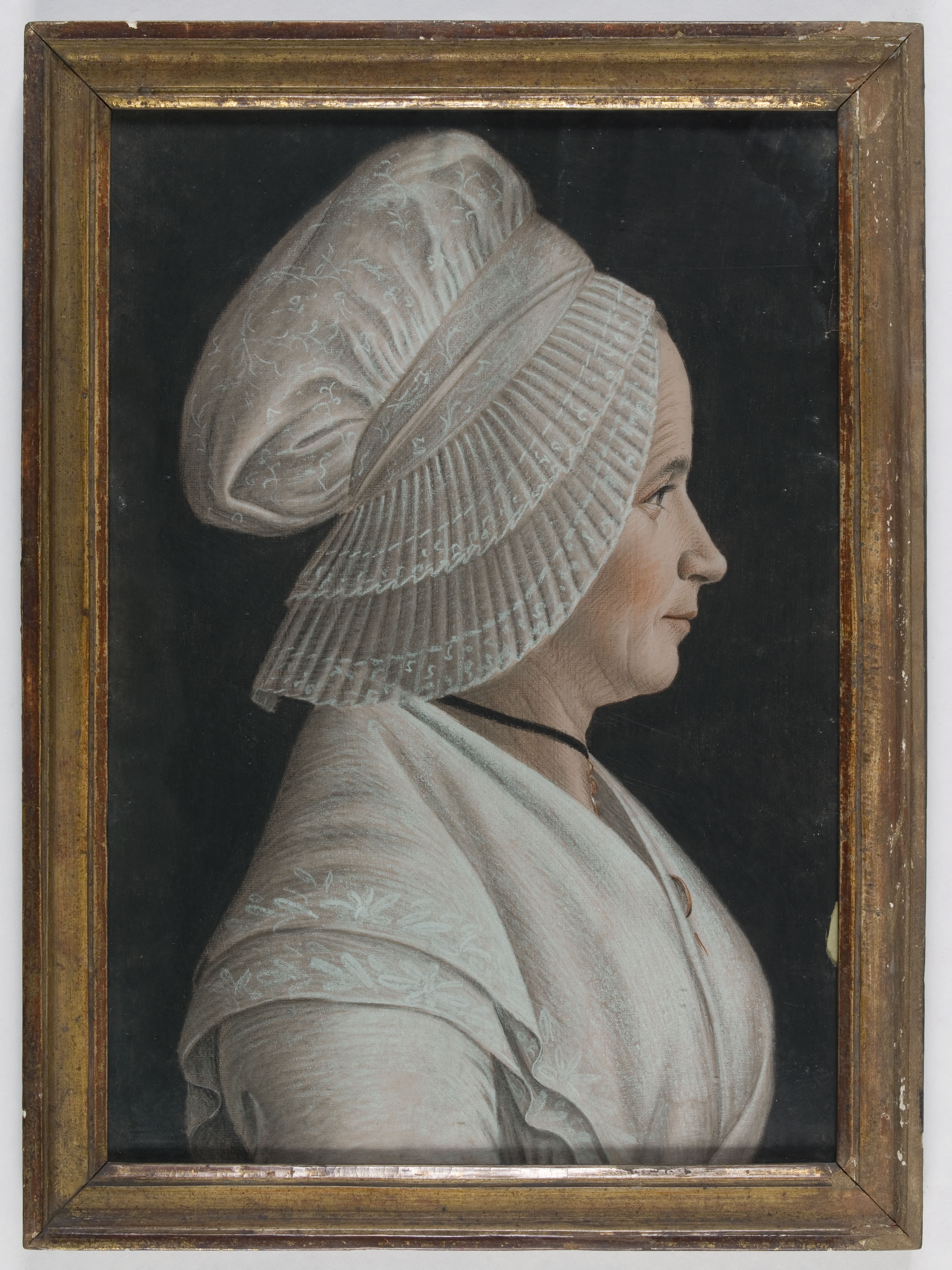 Anonyme, Portrait d'une femme de profil