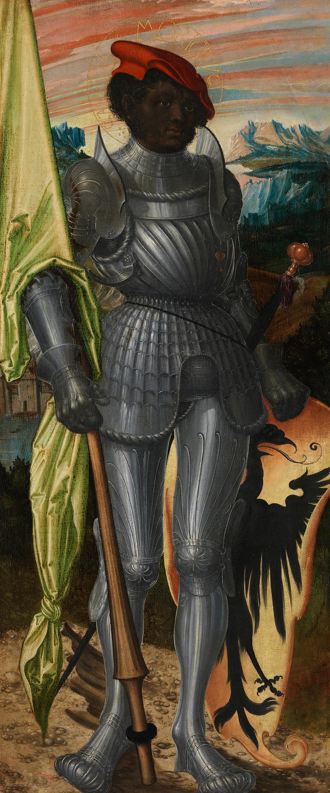 Lucas Cranach the Elder, Pfirtscher Altarpiece: Saint Maurice