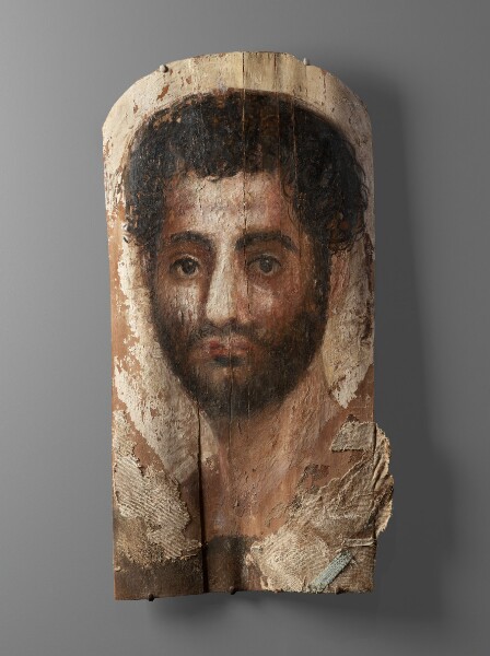 Unknown, Mummy Portrait of a Bearded Man