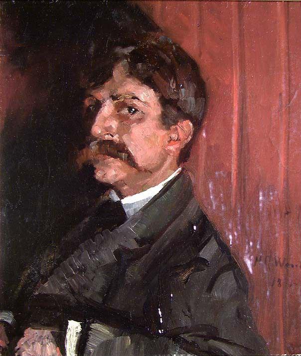 Gustav Wentzel, Portrait of the Painter Eyolf Soot