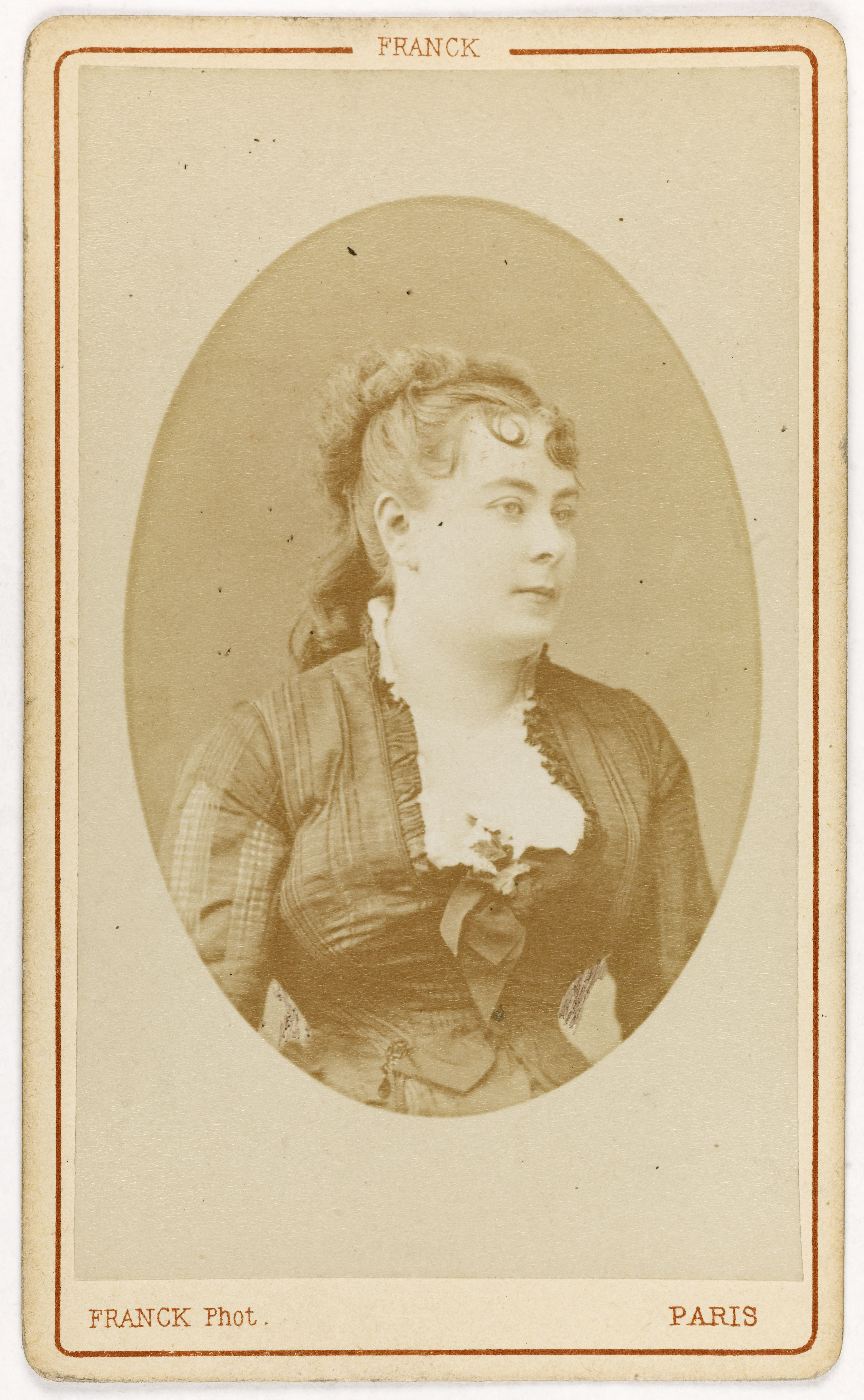 Franck, Portrait de Thibault Berthe ou Blanche, chanteuse lyrique