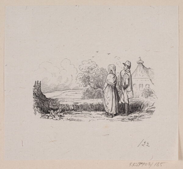 H.P. Hansen, Illustration til "Hørren" i H.C. Andersen, "Eventyr og Historier", Bind 2