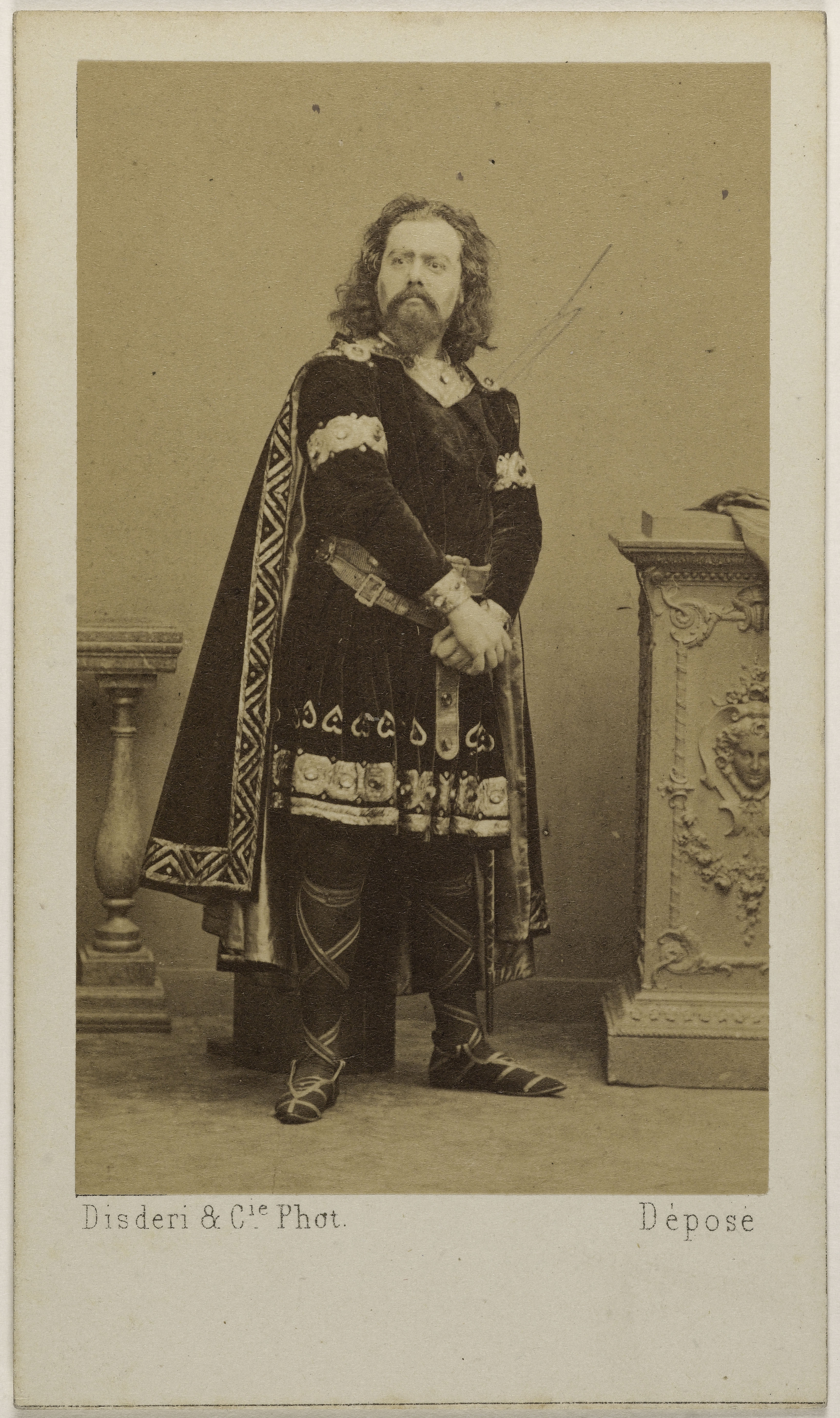 Disderi & Cie, Portrait de Belval, Jules (Jules Bernard Gaffiot, dit), (-1879), chanteur