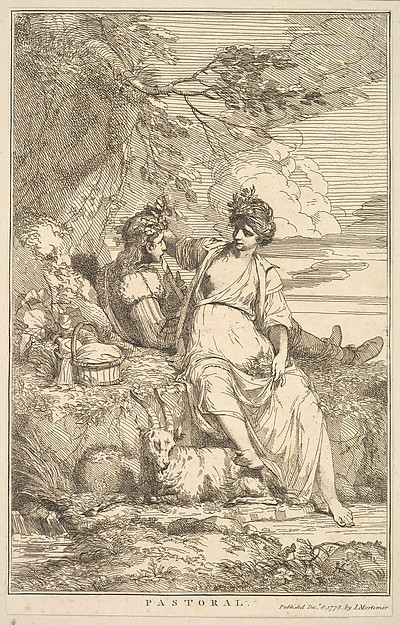 John Hamilton Mortimer, Pastoral, from "Fifteen Etchings Dedicated to Sir Joshua Reynolds"