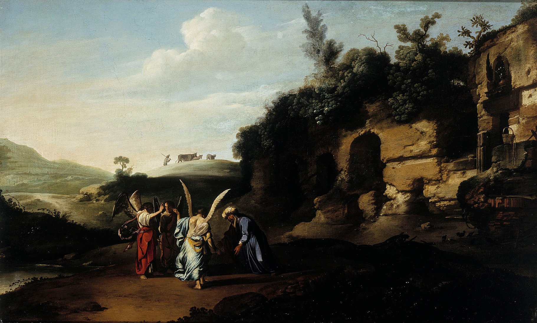 Jan Pynas, Abraham greets the angels