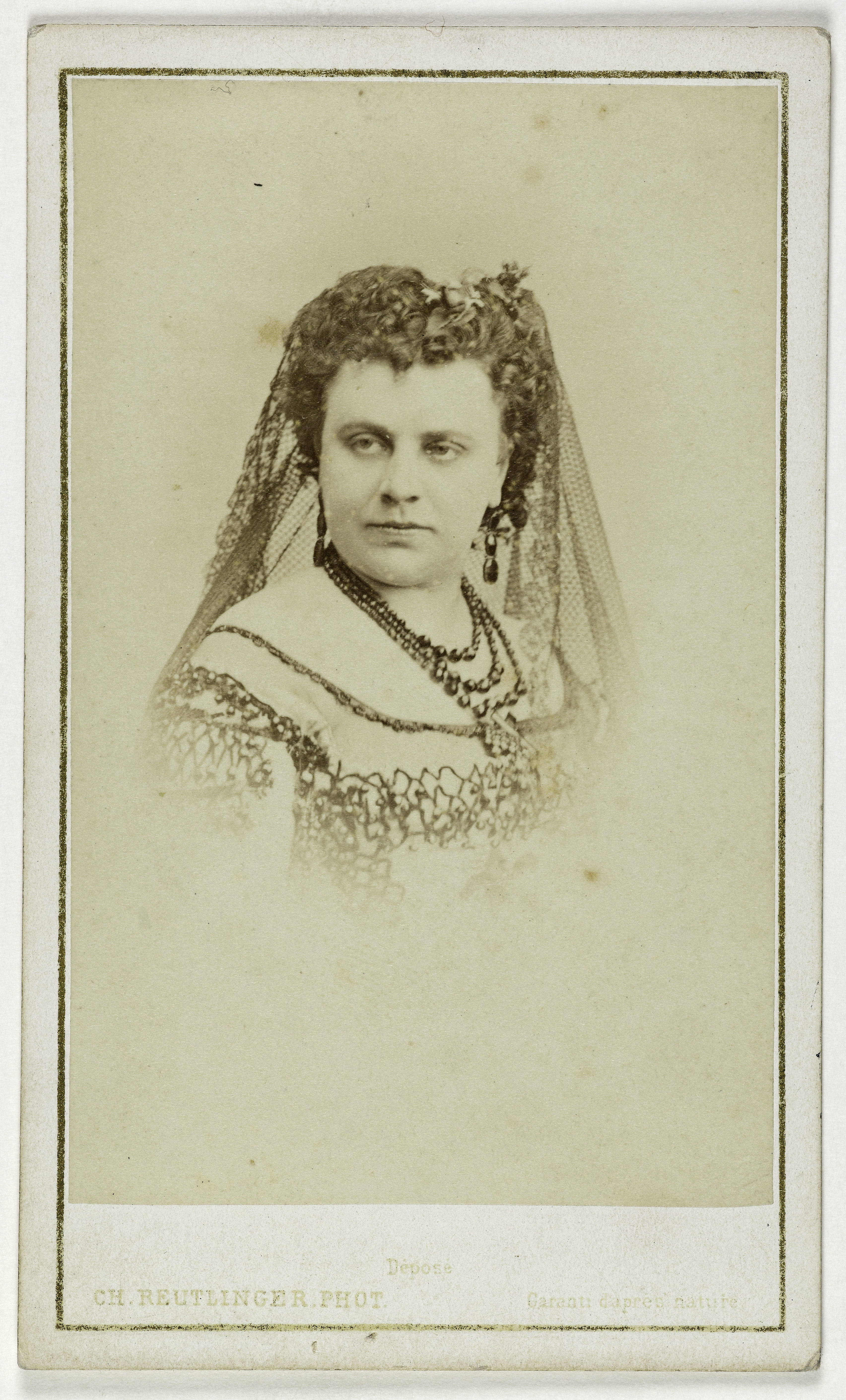 Charles Reutlinger, Portrait de Gueymard Pauline, (1834-), (actrice, chanteuse lyrique)
