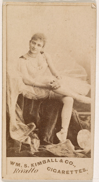 William S. Kimball & Company, Miss Rivalto, from the Actresses series (N203) issued by Wm. S. Kimball & Co.