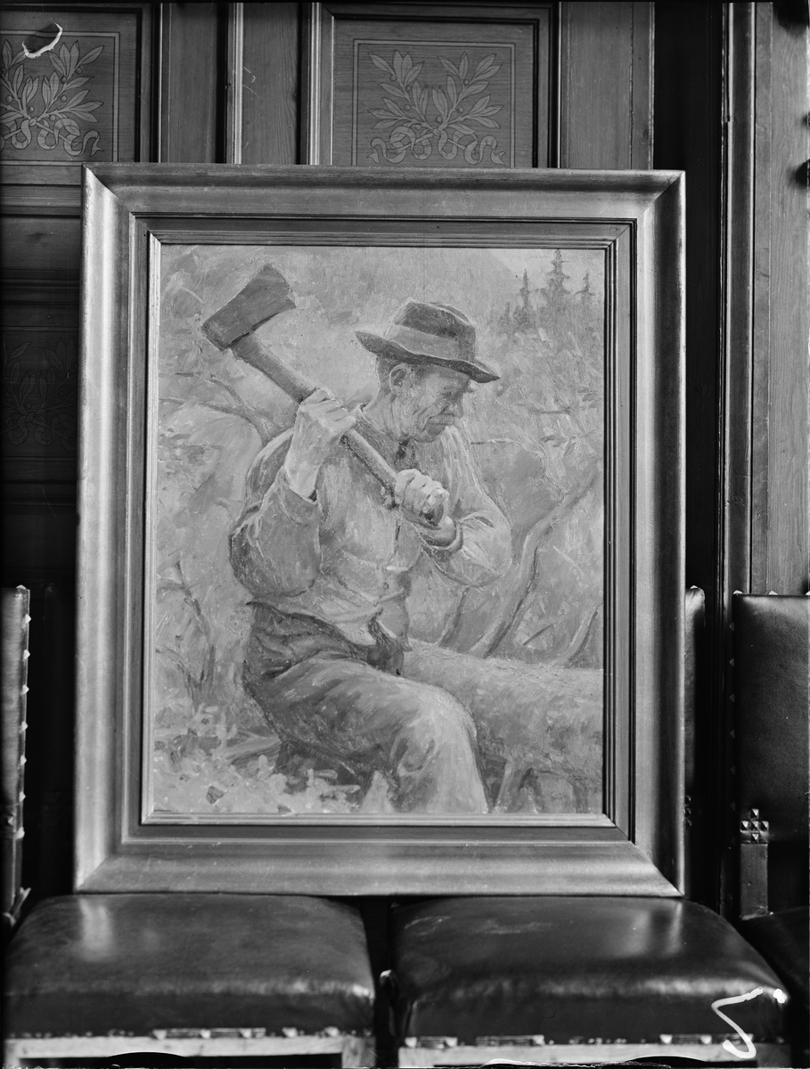 Gunnar Sundgren, Reproduktion av oljemålning på Norrlands nation, Uppsala 1949