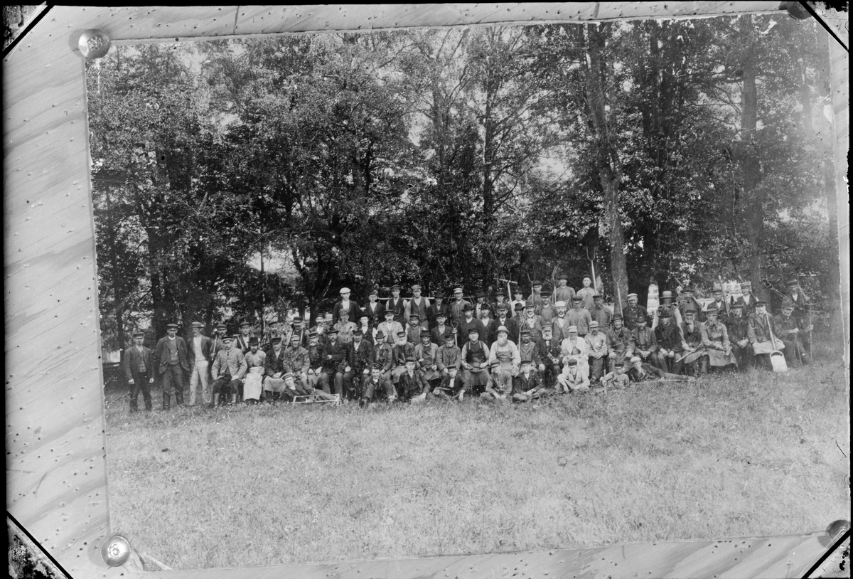 Skötsner-Edhlund, Reprofotografi - grupporträtt, Forsmark, Uppland