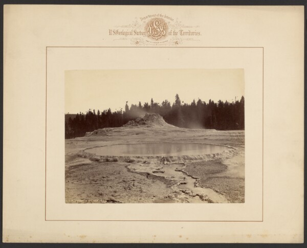 William Henry Jackson, Crater of Castle Geyser