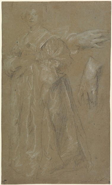 Anthony van Dyck, Study for a Portrait of a Lady