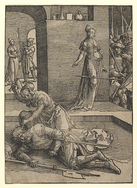Lucas van Leyden, Jael Killing Sisera, without ornamental frame