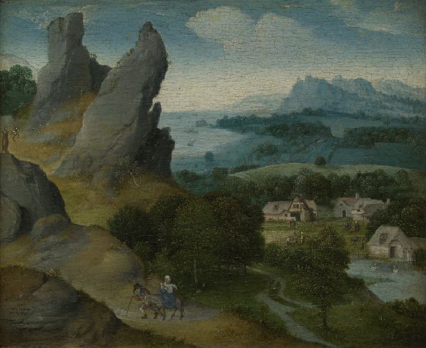Joachim Patinir, Landscape with the Flight into Egypt