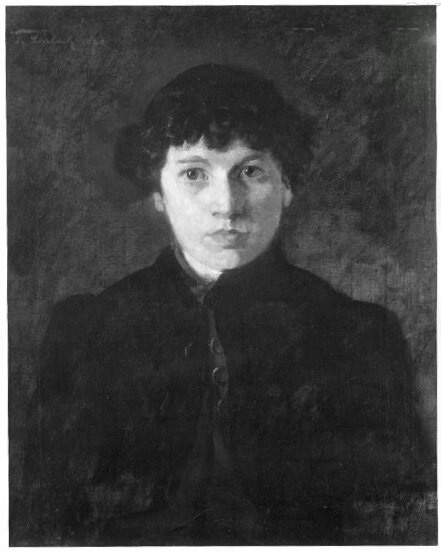 Franz von Lenbach, Weibliches Bildnis mit schwarzer Jacke