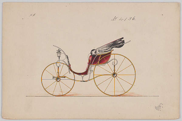 Brewster & Co., Design for Pony Phaeton, no. 4136