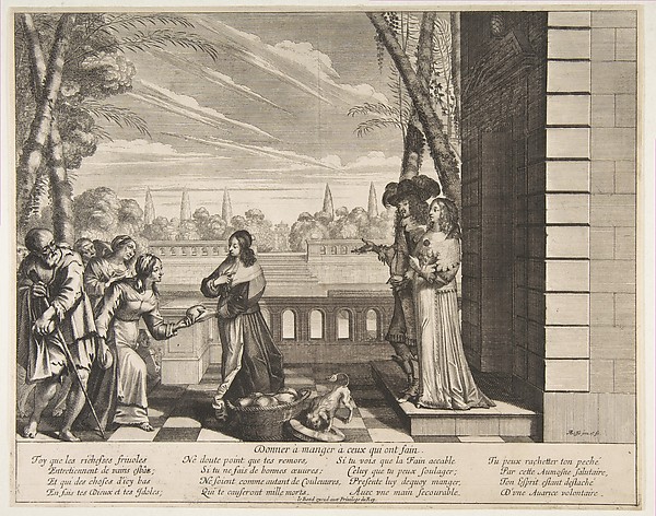 Abraham Bosse, Feeding the Hungry