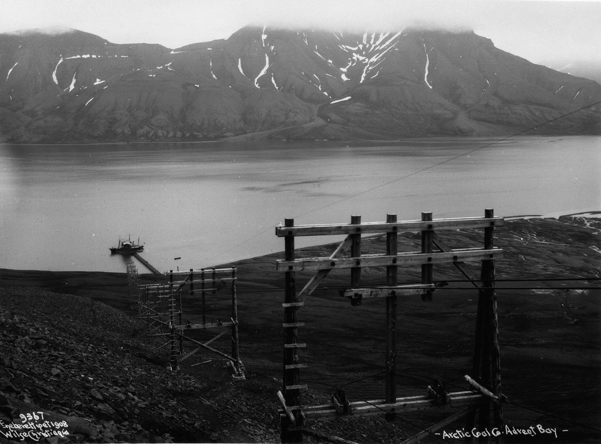 Anders Beer Wilse, Prot: Longyear City - Cabelbane 19/8 1908