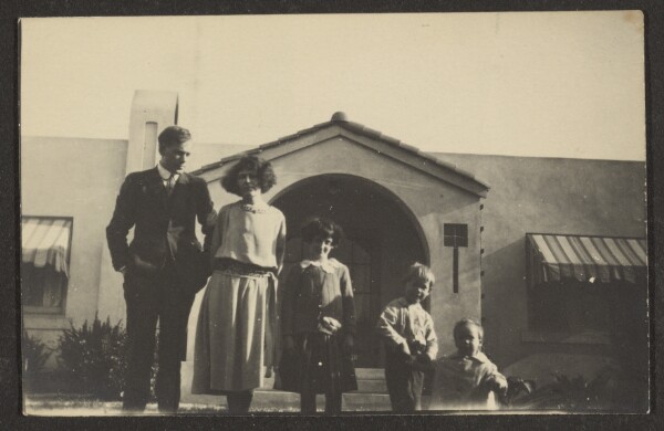 Louis Fleckenstein, [Family Portrait Before House]