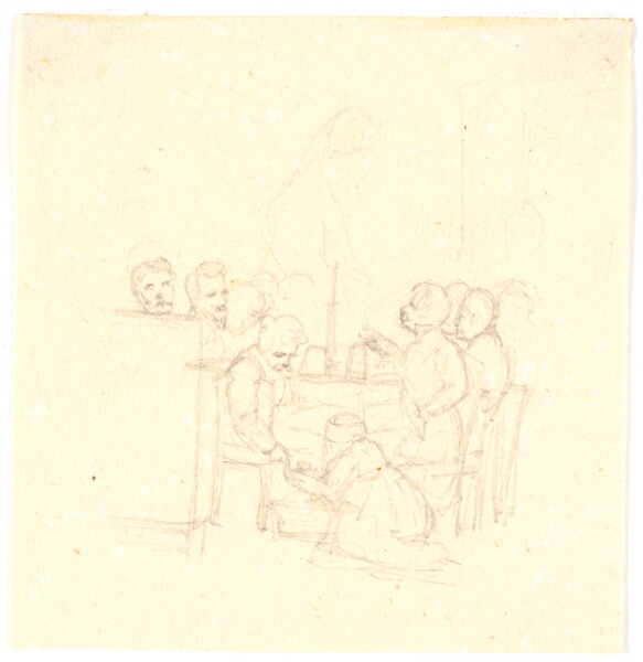 Wilhelm Bendz, Motiv fra Finks Kaffehus