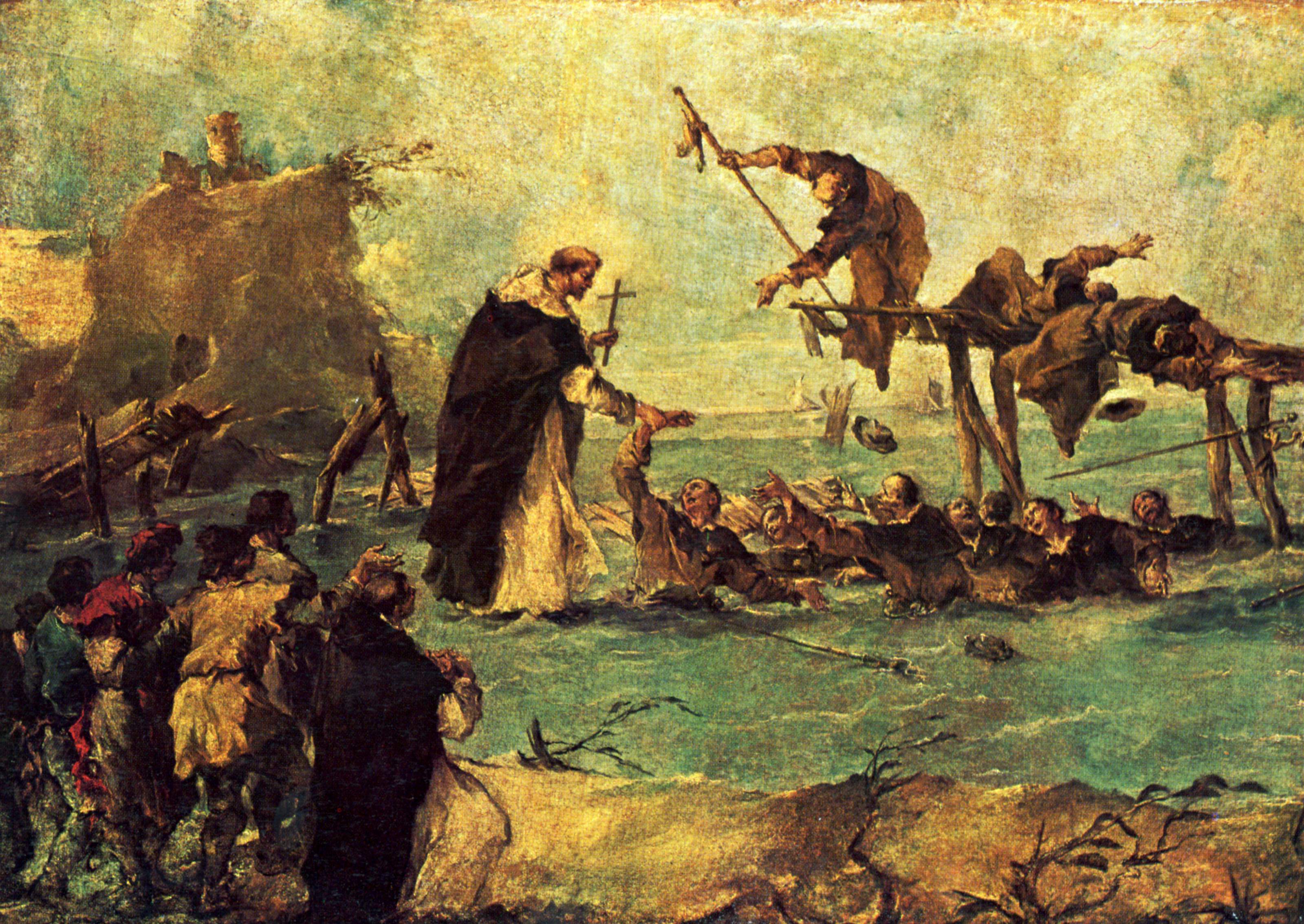 Francesco Guardi, Miracle of a dominican Saint (Gonzalo di Amarante?)