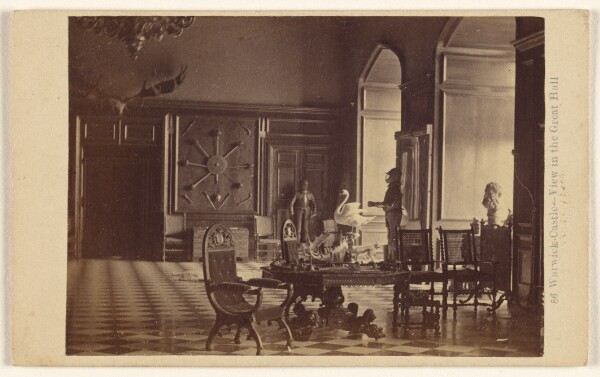Francis Bedford, Warwick Castle - View in the Great Hall.