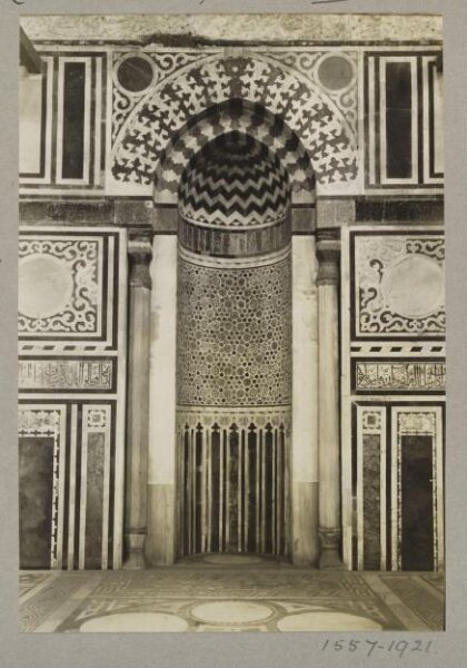K.A.C. Creswell, Mihrab of the mausoleum of Mamluk Sultan Qansuh al-Ghawri, Cairo