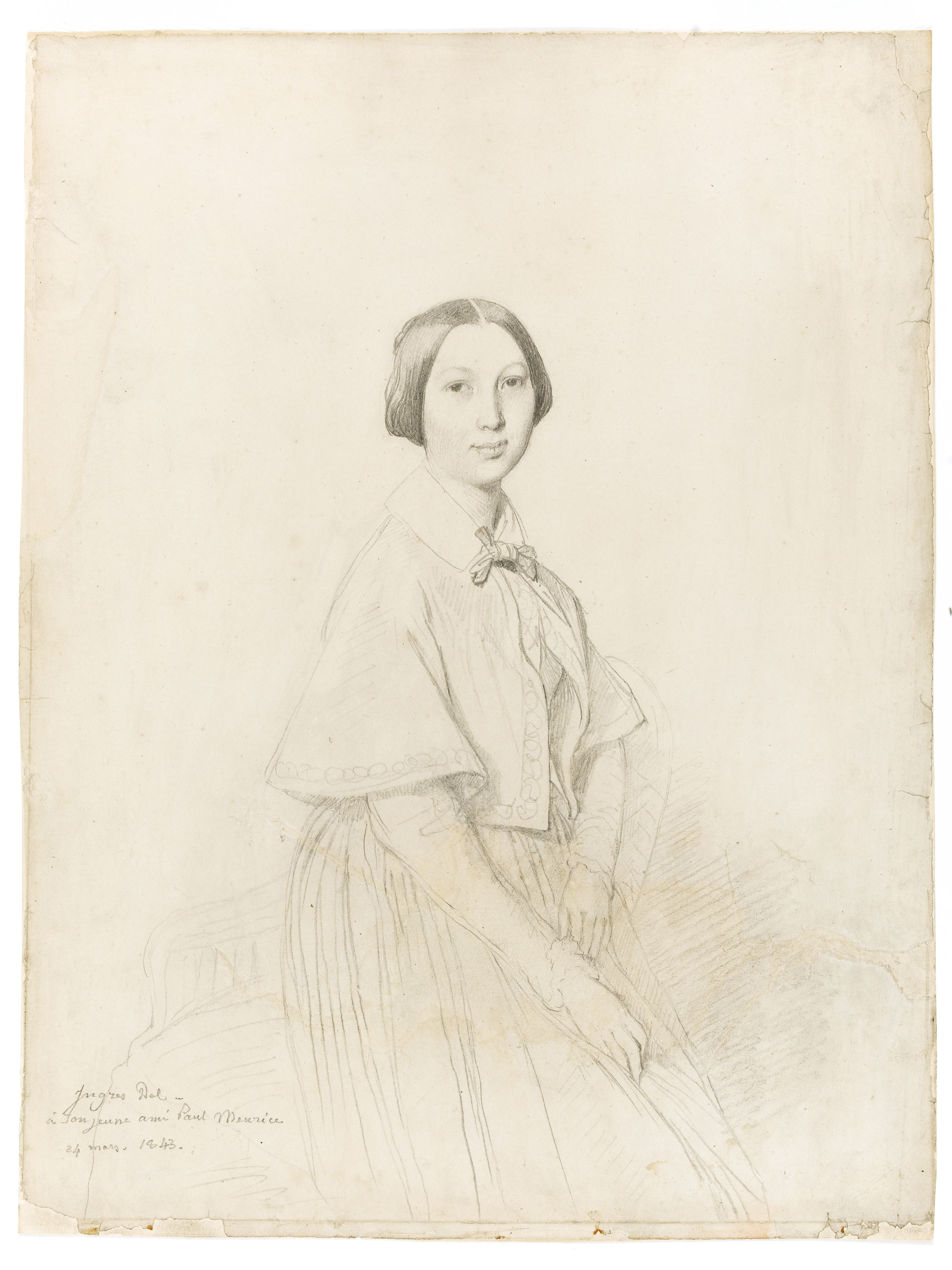 Jean-Auguste-Dominique Ingres, Portrait de Mme Paul Meurice