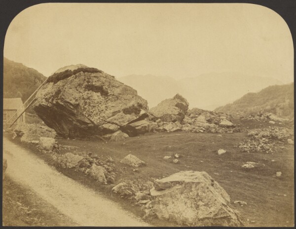 Roger Fenton, The Boulder Stone, Borrowdale
