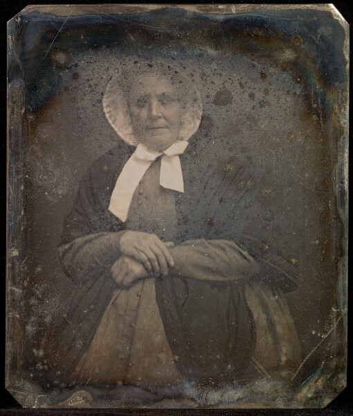 Jacob Byerly, [Portrait of a Seated, Middle-aged Woman in Bonnet]