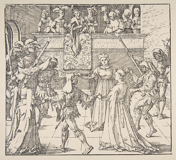Albrecht Dürer, Masquerade Dance with Torches