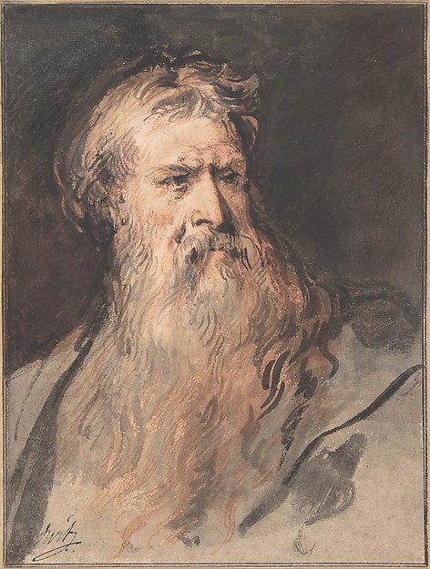 Jacob de Wit, Study for the figure of Moses