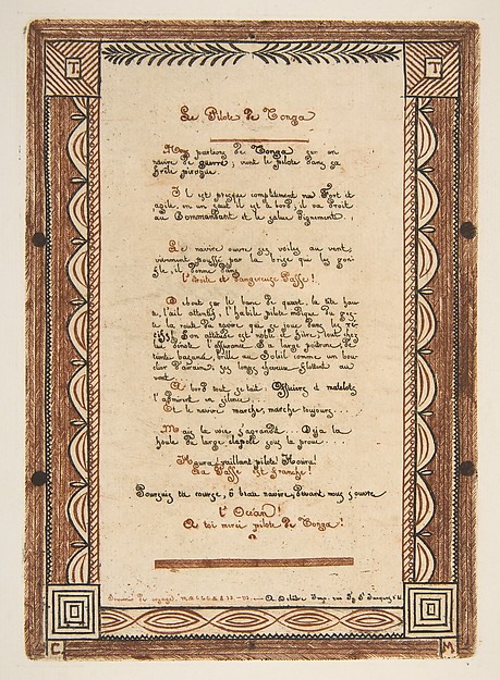 Charles Meryon, The Pilot of Tonga, from "The Voyage to New Zealand (1842–46)"