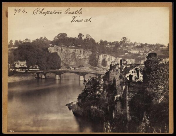 Francis Frith, Chepstow Castle.  View at