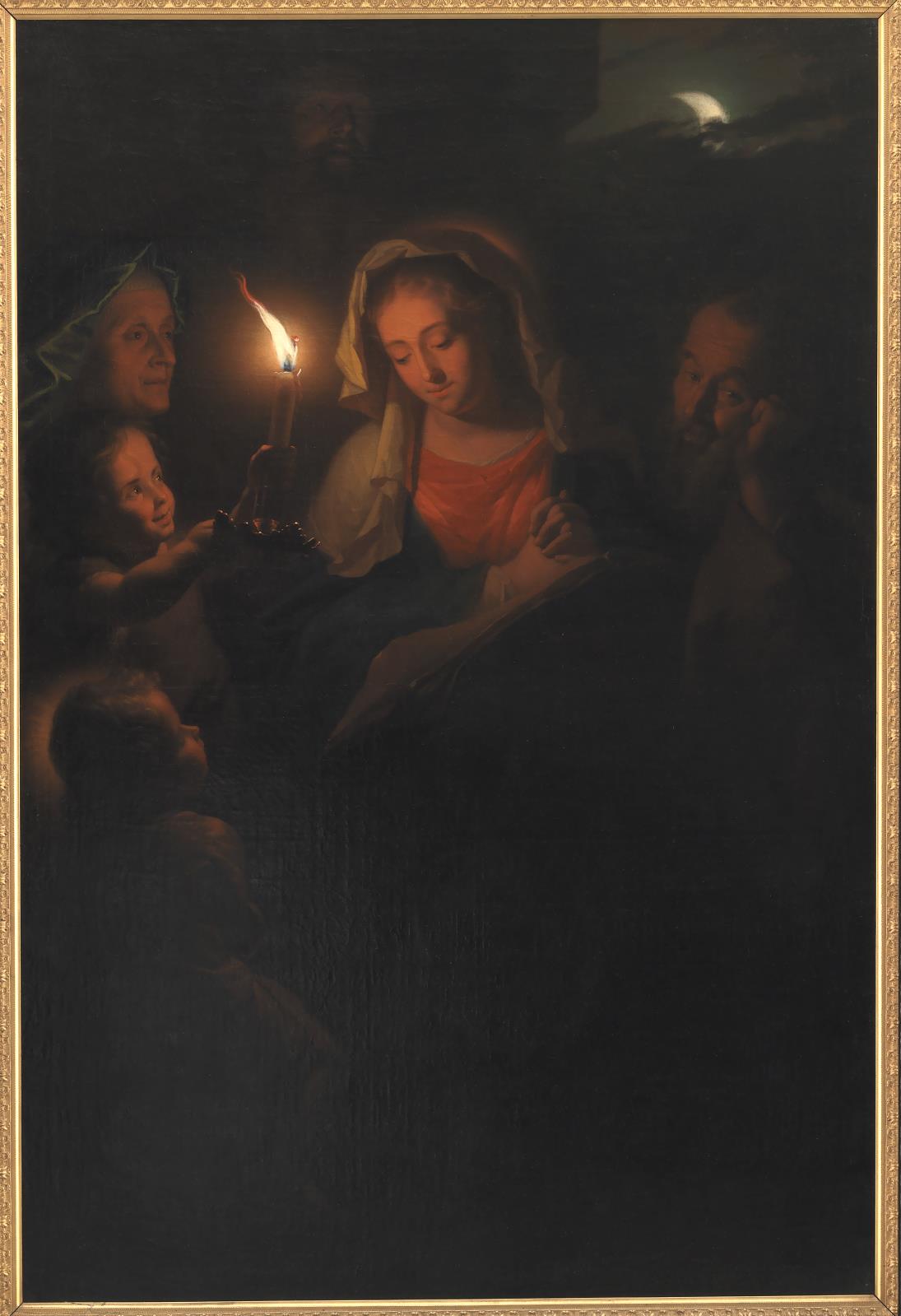 Godfried Schalcken, Den hellige familie