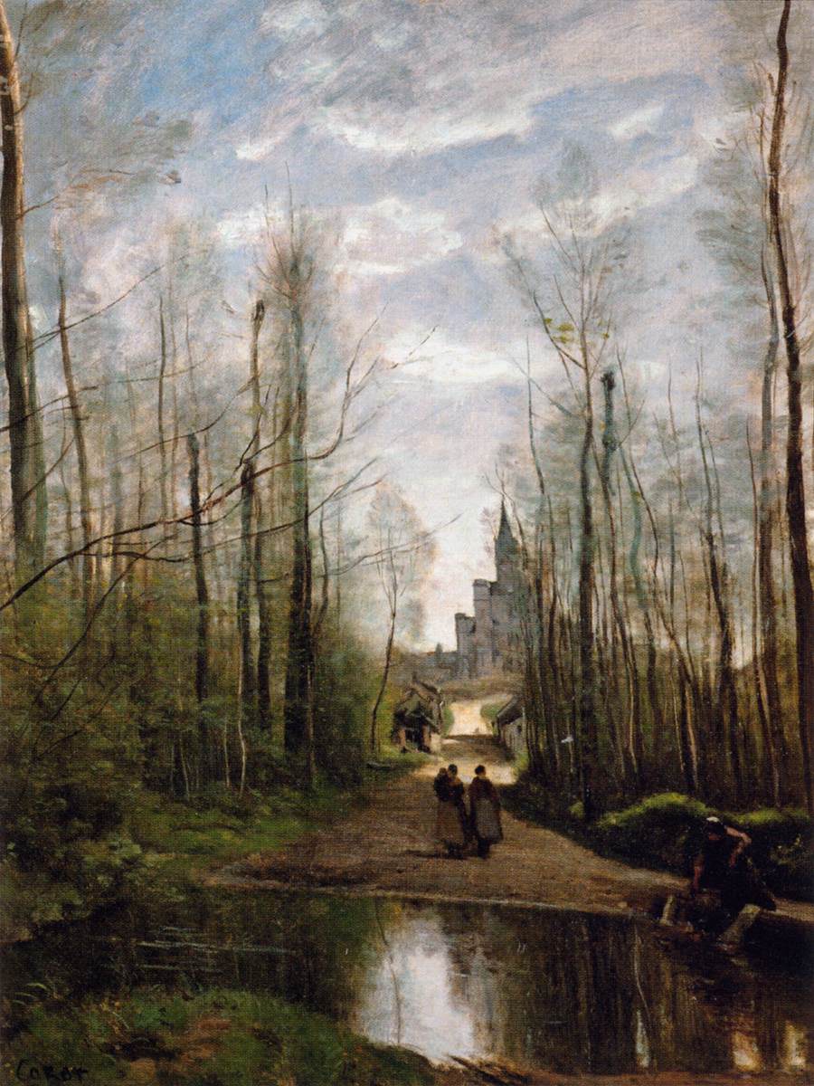 Jean-Baptiste Camille Corot, The Church in Marissel