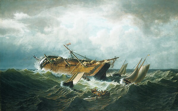 William Bradford, Shipwreck off Nantucket (Wreck off Nantucket after a Storm)
