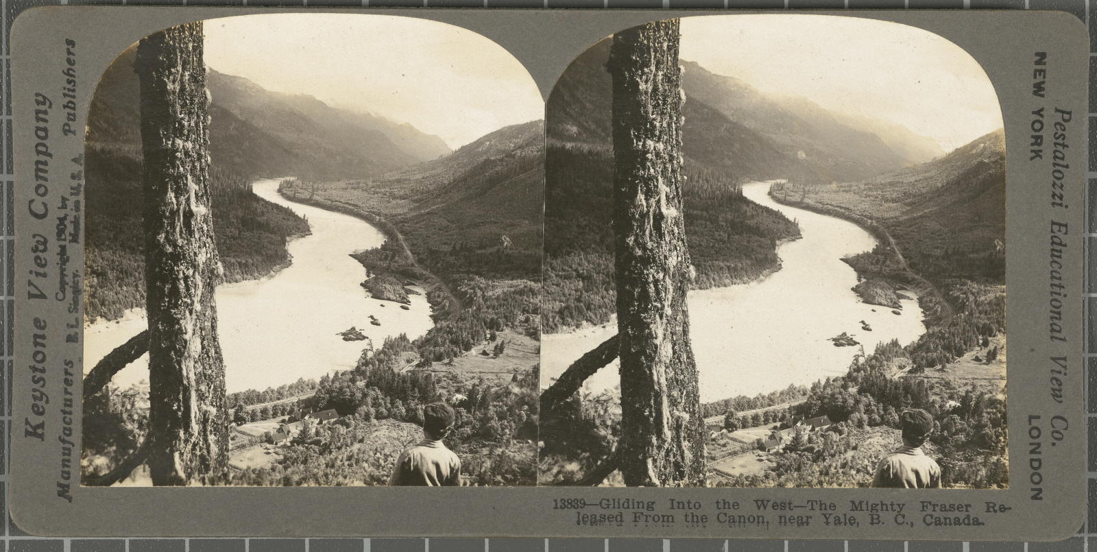 Desconegut, Gliding into the West-The Mighty Fraser Released from the Canon, near Yale, B.C., Canada Keystone View Company, Pestalozzi Educational View Co.