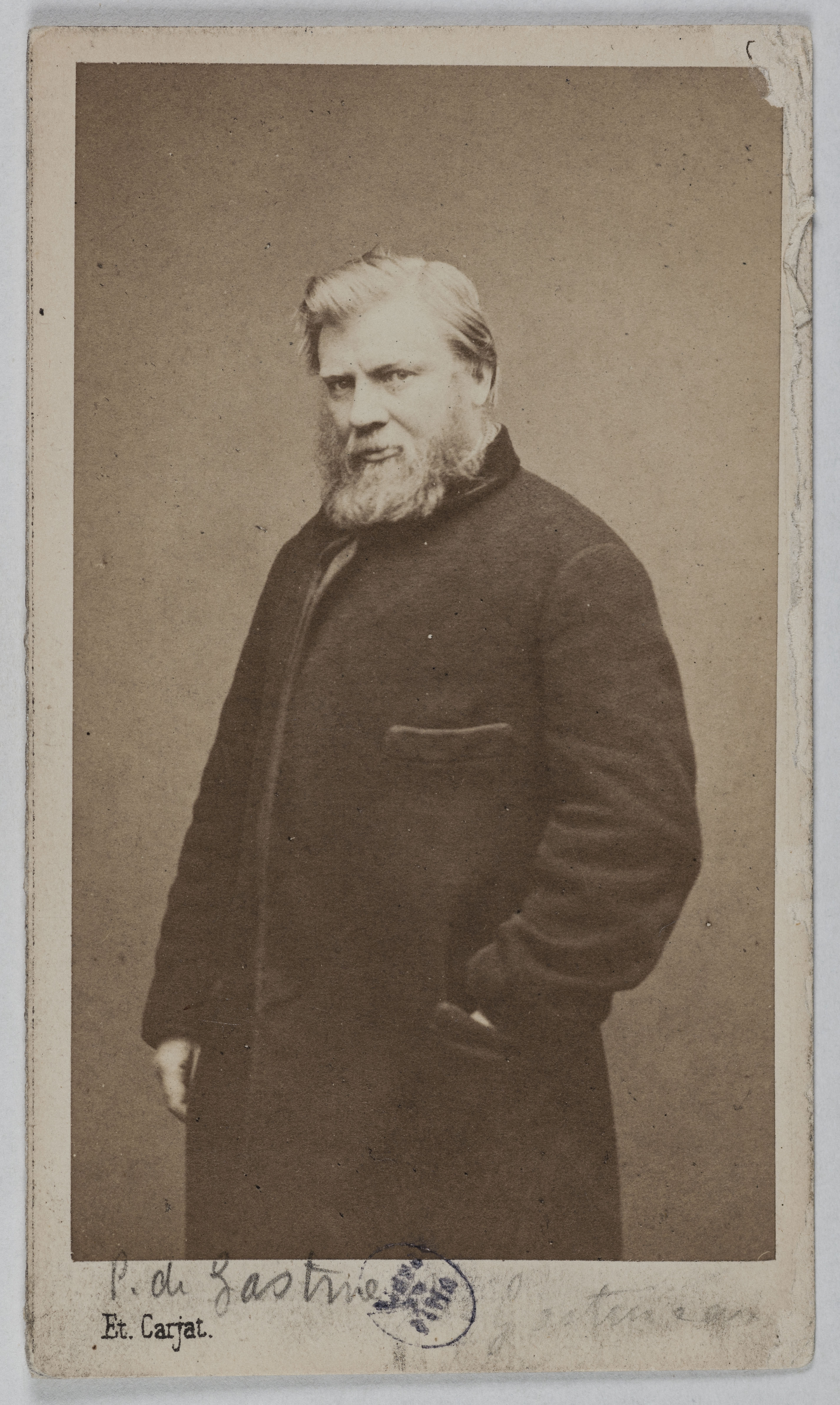 Carjat & Cie, Portrait de P. de Gastine, musicien ?